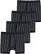 Schiesser Heren onderbroek kort met voorsluiting 4 pack Original Classics fijnrib