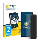 BROTECT - privacy screenprotector voor Samsung Galaxy A54 5G Enterprise Edition - Folie Beschermfolie Blauwlichtfilter 2 Stuks