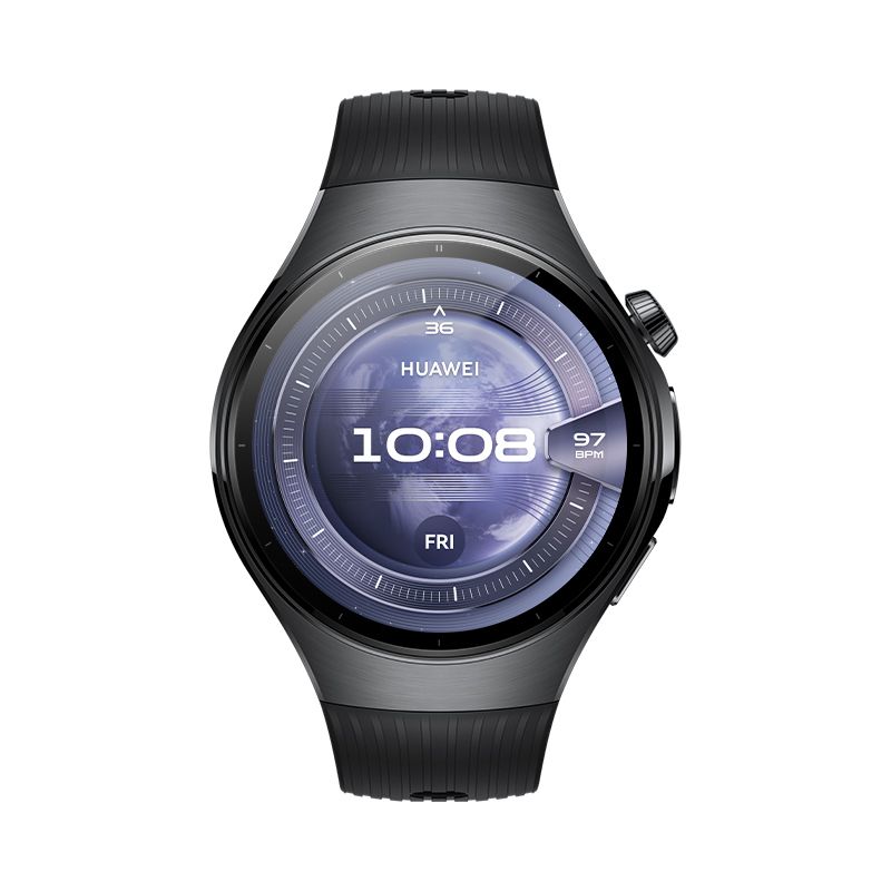 HUAWEI Watch 5 46mm Smartwatch - Zwart - GPS - Touchscreen - 1.38" Display - 466x466 Pixels