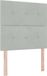 vidaXL - Lit boxspring LED - Gris clair - 100 x 200 cm - Velours