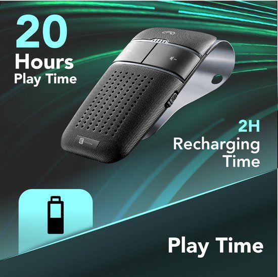 Cellular-line BTCARSPKK Universeel Bluetooth Zwart luidspreker telefoon