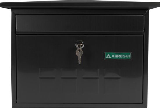 Talen Tools Brievenbus Deco Zwart Staal - 8425181157046