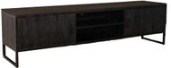 Lizzely Garden & Living TV meubel zwart mangohout 180cm