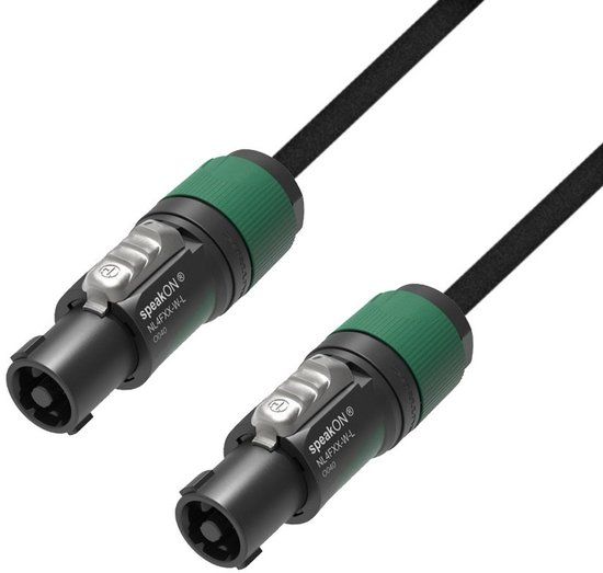 Adam Hall K5S225SS0500 audio kabel 5 m Speakon Zwart