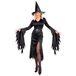 Widmann Rafelina Toverheks Zwarte Magie Vrouw XXL Halloween Verkleedkleding