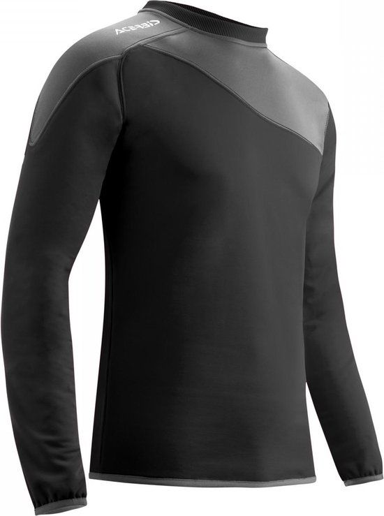 Acerbis ASTRO CREWNECK SWEATSHIRT S Zwart Unisex Voetbal Kinderen Polyester