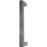 SCHÖSSWENDER 2950066 Pair of Push Handles - L: 325mm, Hole Spacing: 300mm, Stainless Steel