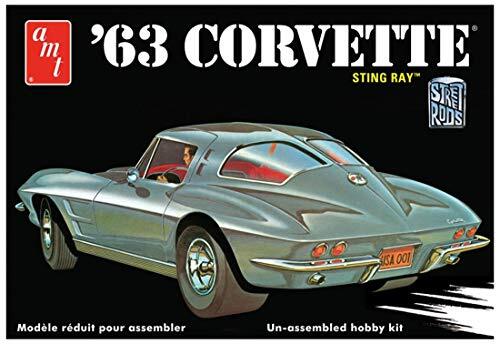 Amt 1:25 Schaal 1963 Chevy Corvette Model Auto