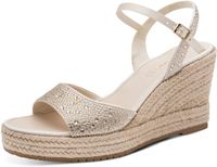 Tamaris - Dames - Plateau sandalen - Grijs - Maat 38