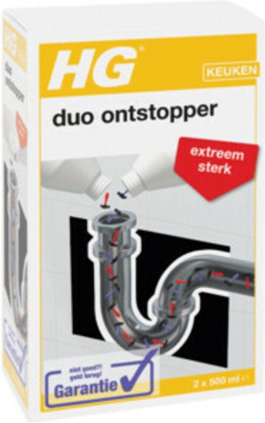HG Duo Ontstopper - 6 x 1 liter - Voordeelverpakking