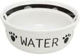 Trixie Drinkbak Hond Water Keramiek Wit / Zwart