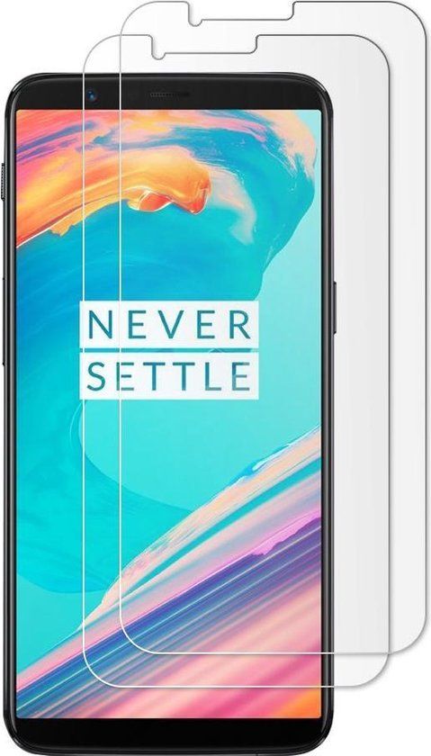 2x Screenprotector Tempered Glass - OnePlus 5 - 9H