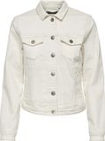 ONLY ONLTIA DNM JACKET COL PIM Dames Jas - Ecru