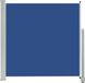 vidaXL Tuinscherm uittrekbaar 160x300 cm blauw
