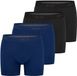 Sloggi Boxershorts longs SLG Base 4-Pack marine/charbon taille L