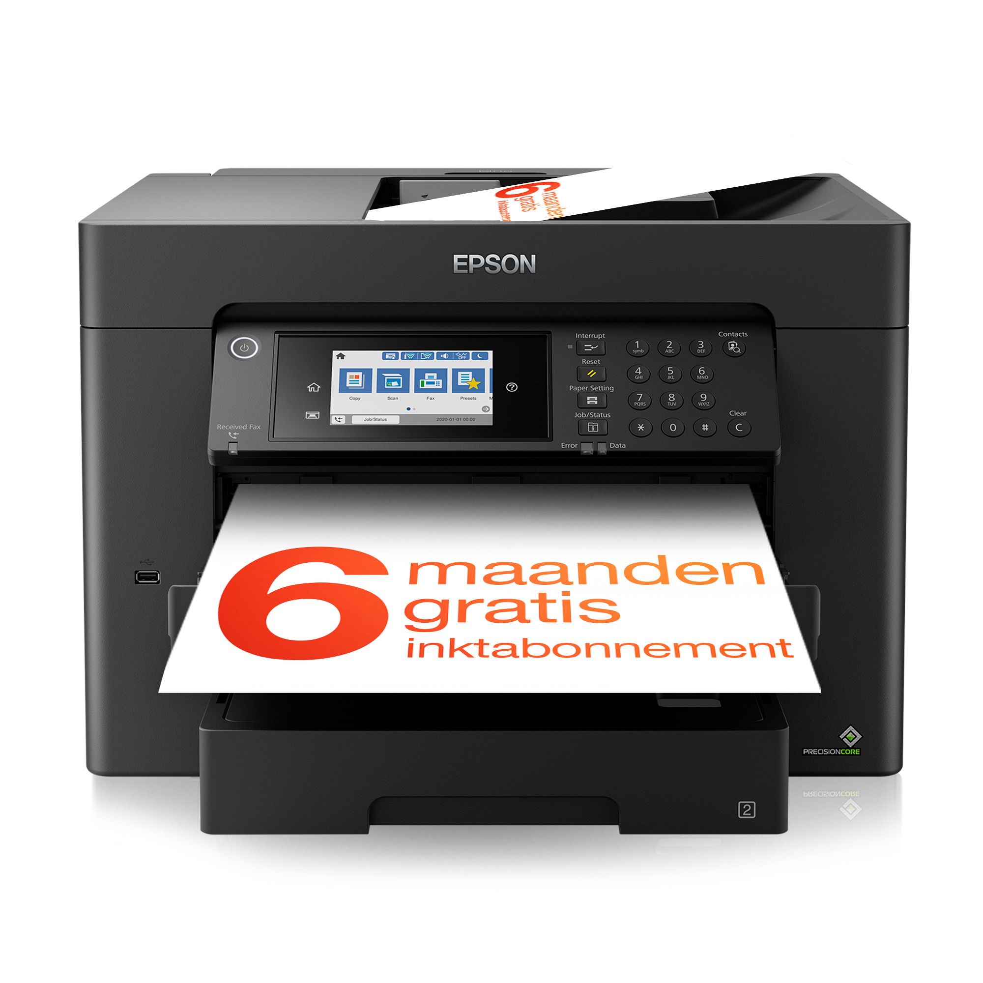 Epson WorkForce Pro WF-7840DTWF - Multifunctionele Inkjetprinter - A3 - Kleur - Duplex - ADF - WiFi