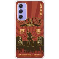 Samsung Galaxy A54 Versterkt hard hoesje - ontwerp rock and roll