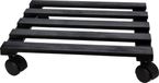 Pro Garden Plantentrolley - Hout - Zwart - Vierkant - 28 x 28 cm