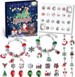 oCreon Adventskalender 2026 voor meisjes en kinderen - Sieraden om zelf te maken - Diy charmarmband