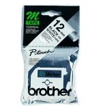 Brother MK231BZ Label Tape - 12mm, Black on White
