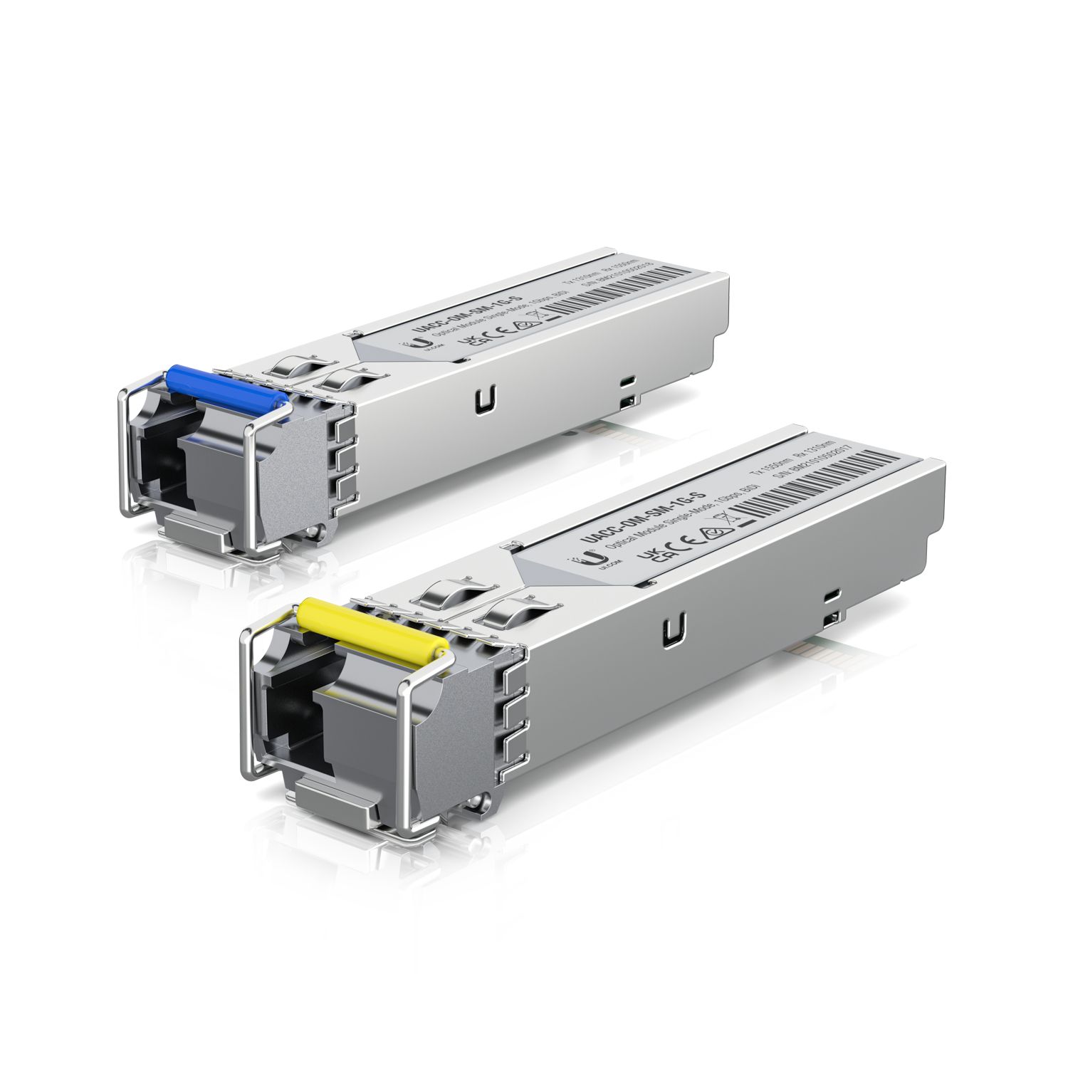 Ubiquiti UACC-OM-SM-1G-S-2 SFP Fiber Optic Transceiver Module - 1.25Gbps - 3km - 2 Pack
