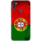 Samsung Galaxy A11 Siliconen hoesje Portugese vlag