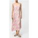French Connection Donna Robe asymétrique Strawberry Shake M