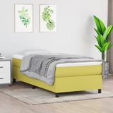 Maison Exclusive - Cadre de lit boxspring vert 90x200 cm tissu