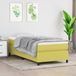 Maison Exclusive - Cadre de lit boxspring vert 90x200 cm tissu