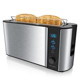Arendo Automatische broodrooster met lange sleuf