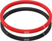 MMOBIEL 20 AWG Siliconen Elektrische Draad - 20 Gauge (0,52mm²) Vertinde Koperkabel - 2 Aparte Draden Rood & Zwart Elk 2,5 m