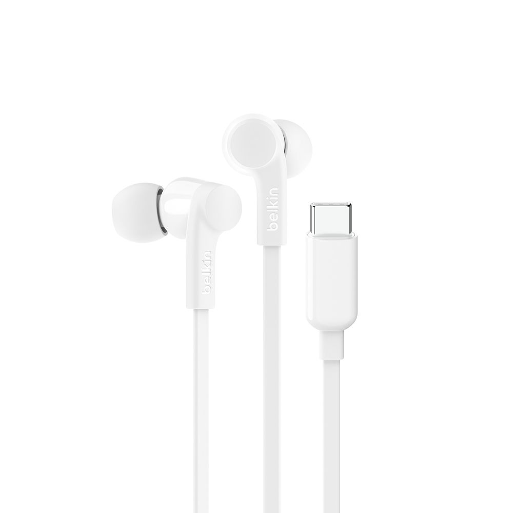 Belkin Twins 3 Tips USB-C White Earbuds