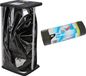 Storage solutions Staande vuilniszakhouder - zwart - 60L - incl. 20x stuks vuilniszakken