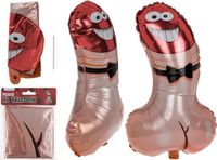Out of the Blue XL Penis Ballon – 44,5 x 74 cm – Folie Ballon – Vrijgezellenfeest Decoratie