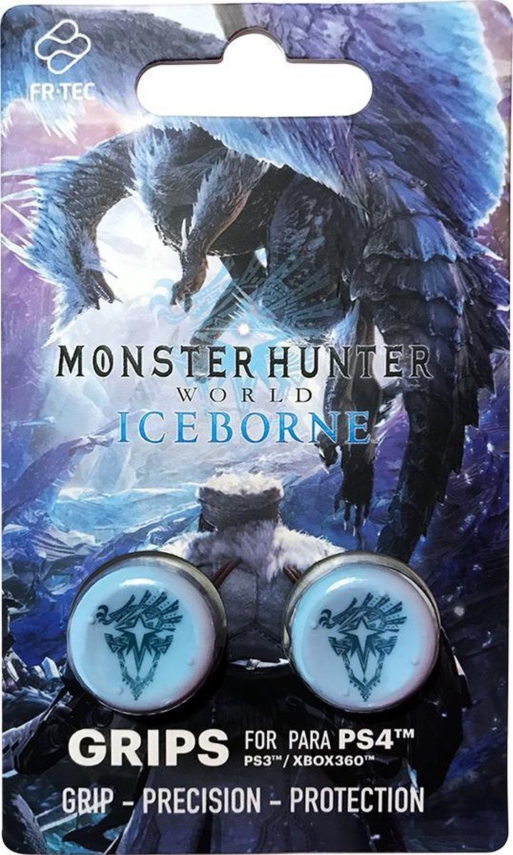 FR-Tec Monstert Hunter: Iceborn thumb grips - PS4 controller - Blauw