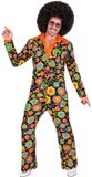Widmann So Into The 60s Flower Love 2delig Kostuum - Heren - M - Multicolor