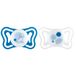 Chicco PhysioForma Light Fopspeen van siliconen, 6-16 maanden, lichtblauw, 2 stuks
