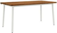 vidaXL Vierkante Eettafel 160 x 80 x 75 cm Massief Acaciahout Naturel