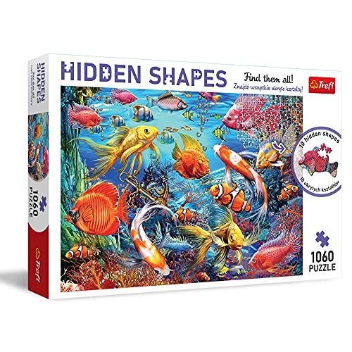 Trefl Verborgen Vormen Puzzel - Onderwaterleven 1000 + 60 stukjes