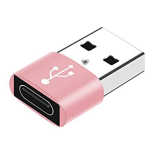 GIONAR USB naar Type-C Adapter - Roze