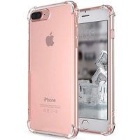 Phonillico® Schokbestendig hoesje voor Apple iPhone 7 PLUS - Transparant Gel TPU-hoesje Zachte siliconenbescherming Slim Light