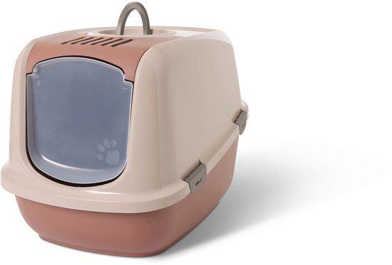 Savic Nestor Jumbo Tuscany - Kattenbak - 66.5x48.5x46.5 cm Pink