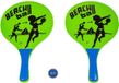 Summertime Houten beachball set vert avec beachball print
