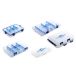 Colmic 3700 Horizon 2+3 Boîte pour petites pièces Transparent 36 x 22,5 x 4,7 cm