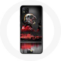 Maniacase Etui voor Xiaomi Redmi 9C Formule 1 Sebastian Vettel F1 Racing Driver Red