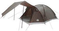 vidaXL Tunneltent 6-persoons Bruin/Grijs Polyester