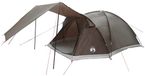 vidaXL Tunneltent 6-persoons Bruin/Grijs Polyester