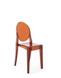 Kartell Victoria Ghost Amber Design opvouwbare stoel
