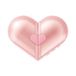Enceinte Bluetooth H5 en forme de cœur transformable, 5W - Rose