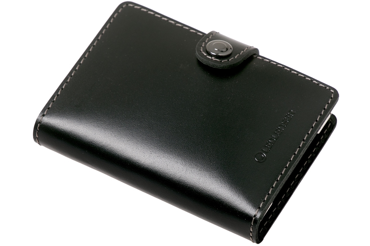 Led Lenser Lite Wallet - zaklamp - pasjeshouder - leer - draadloos opladen - RFID - Zwart